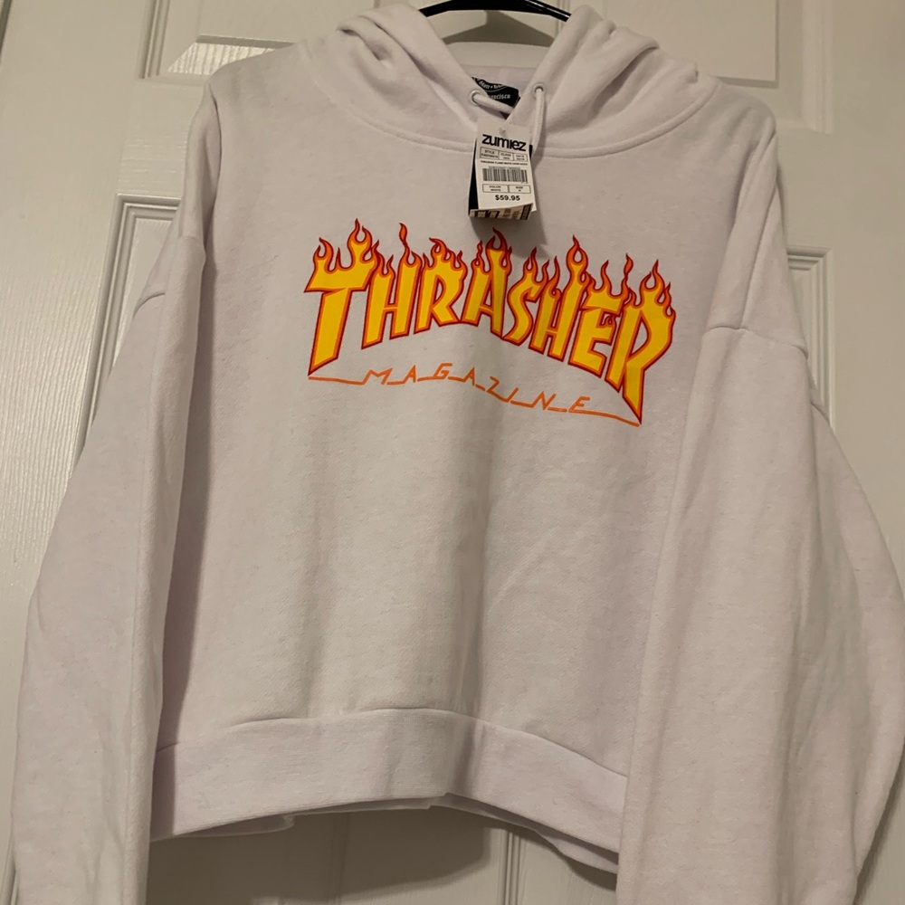 New with Tags Thrasher Flame Hoodie